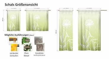 Allium 24 -  Apfel Schlaufenschal oder Vorhang